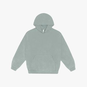 POSH50 - SAGE 14OZ. HEAVY FLEECE HOODED PULLOVER SWEATSHIRT